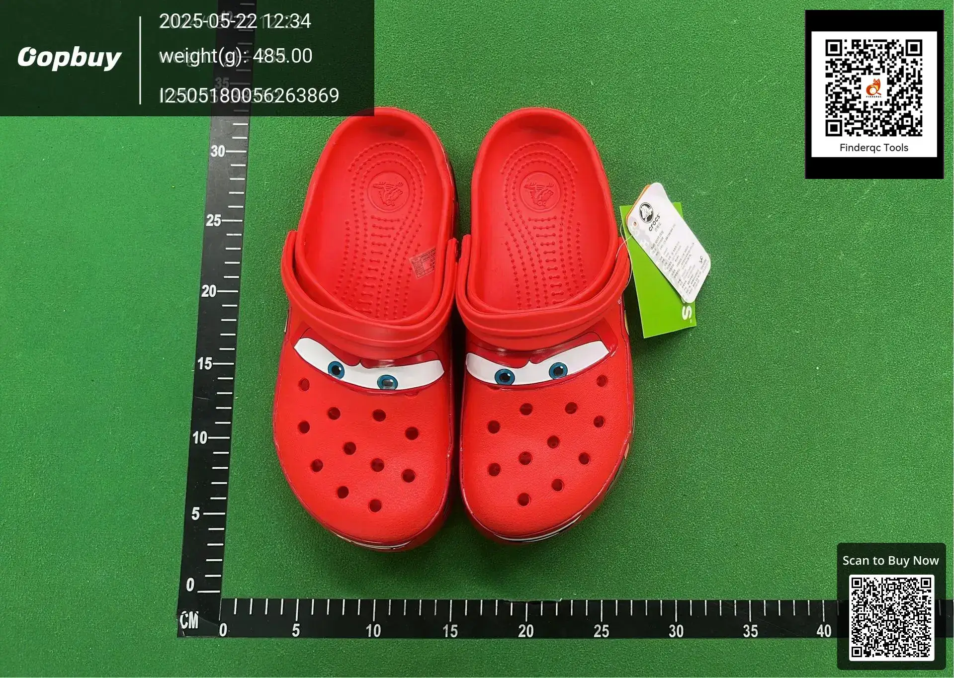 croos Mcqueen Cars Men's and Women's Shoes 2024 Spring Baotou Beach Sandals Outdoor Casual Flat Shoes