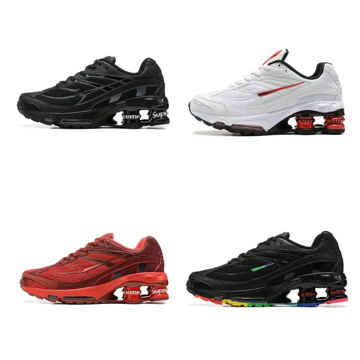 New Shox Ride2 Joint Air Cushion Men's Shoes Mesh Breathable Shock-absorbing Retro Low-top Casual sneaker Women